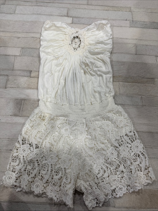 Sky Pants - Sky White Romper - Classic Summer Style